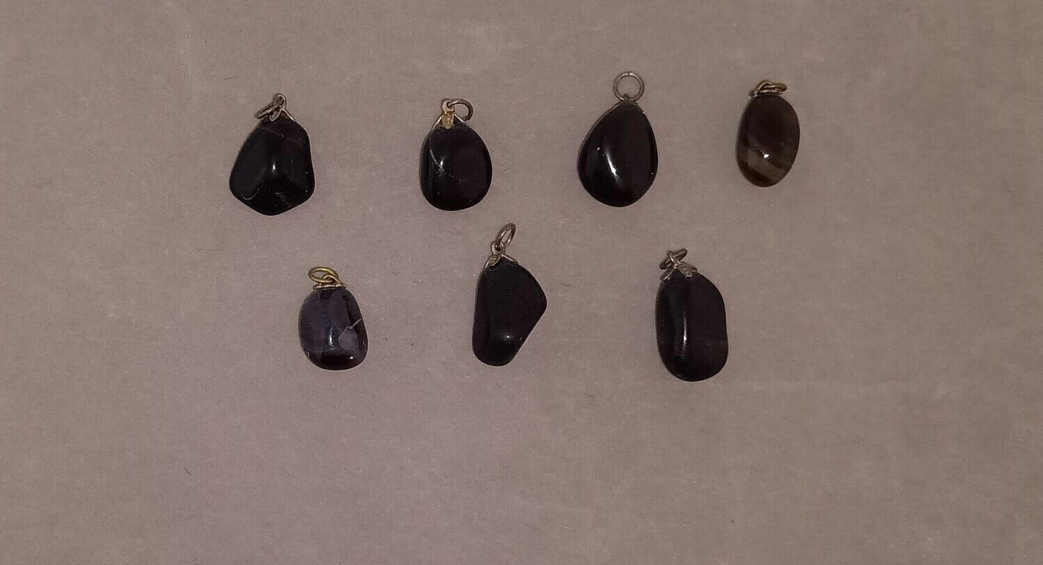 Colgante obsidiana negra. - 3