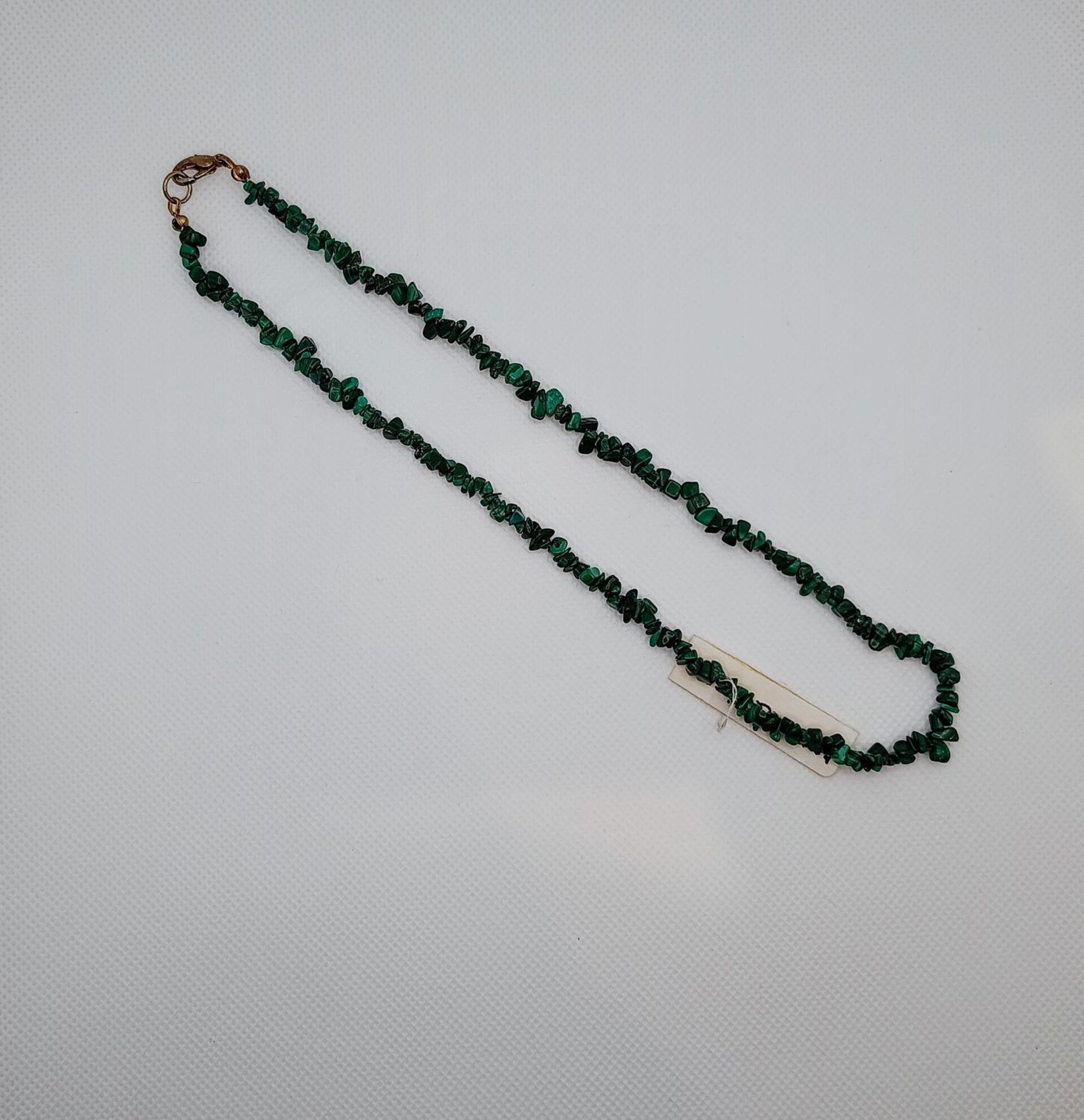 Collar chip malaquita - 2